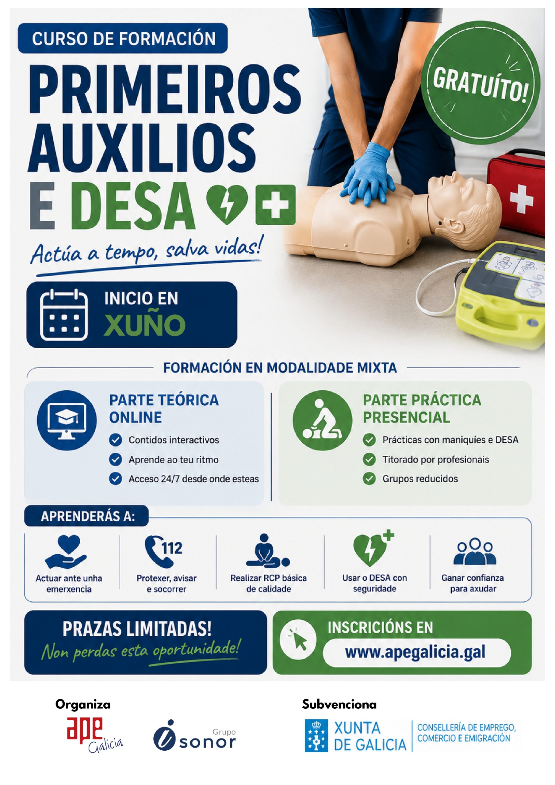 ApE Galicia Cartel Jornada online IA 