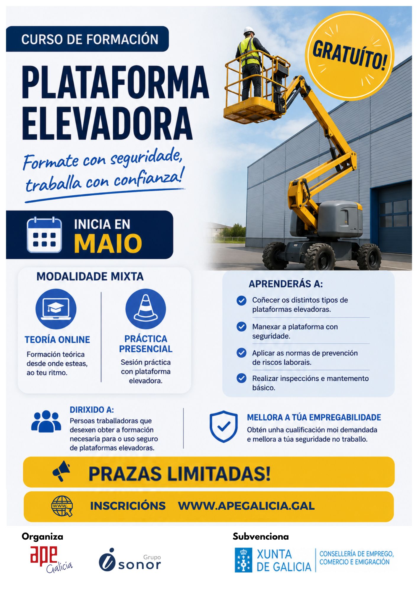 ApE Galicia Cartel Jornada online IA 