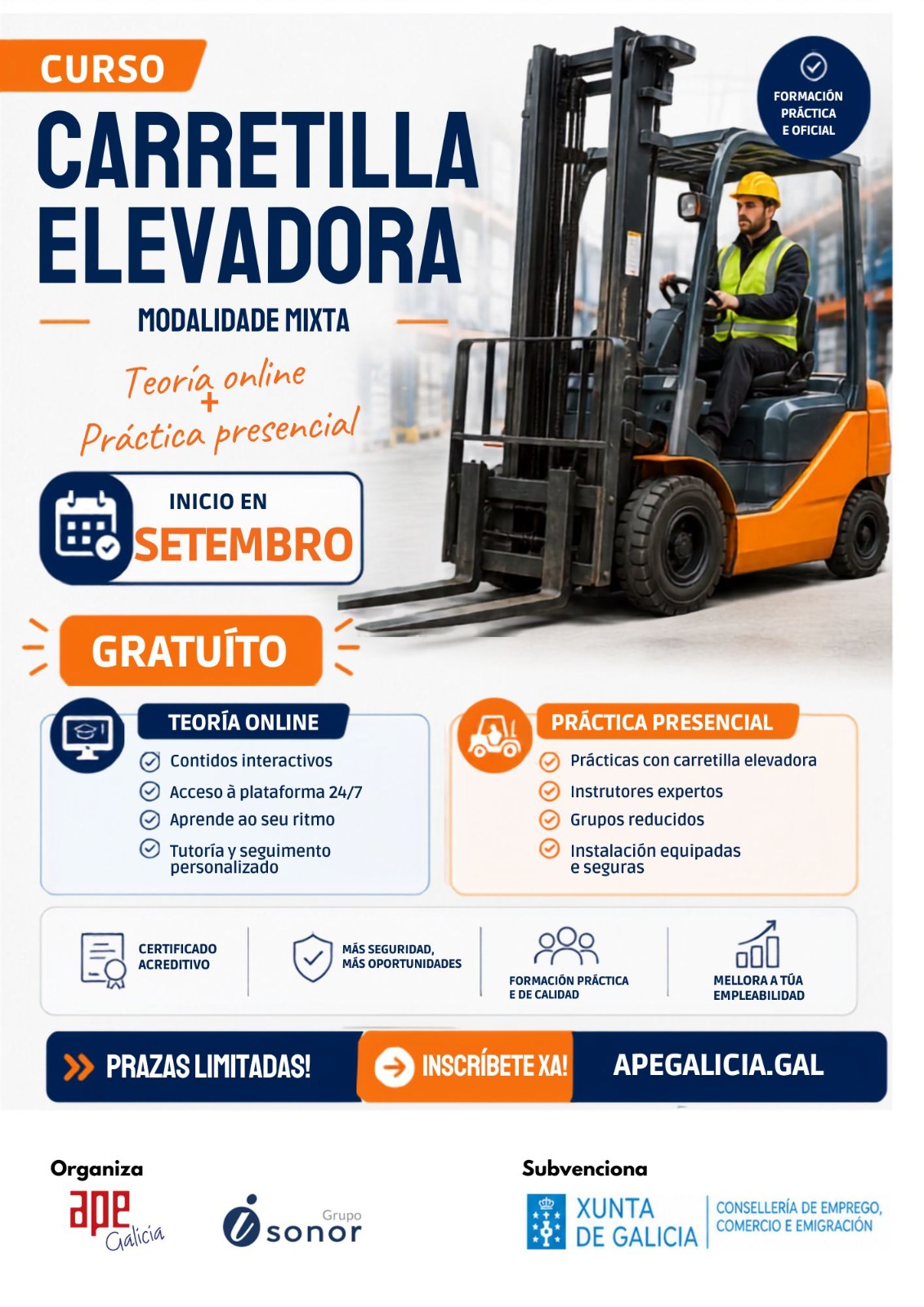 ApE Galicia Cartel Jornada online IA 