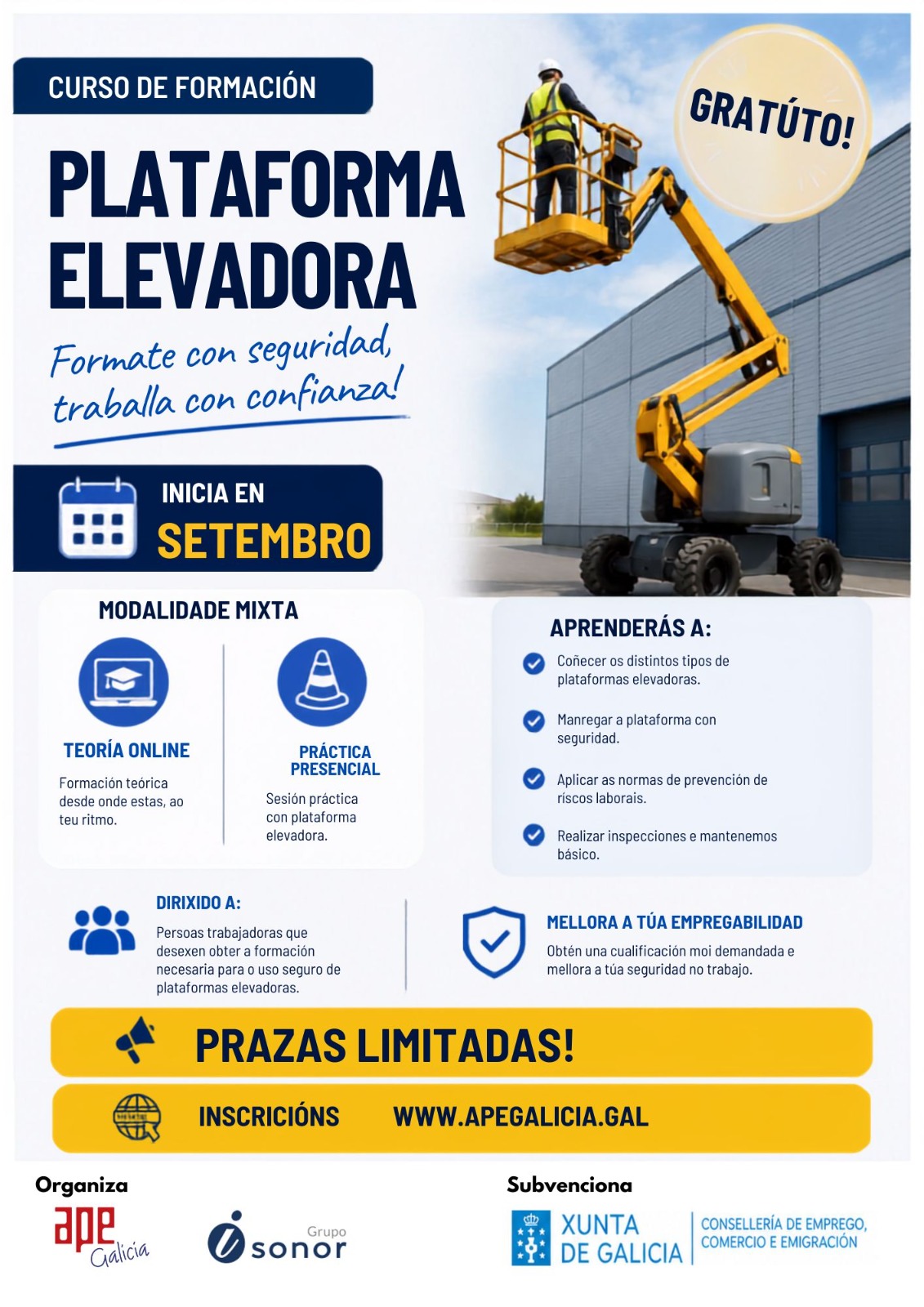 ApE Galicia Cartel Jornada online IA 