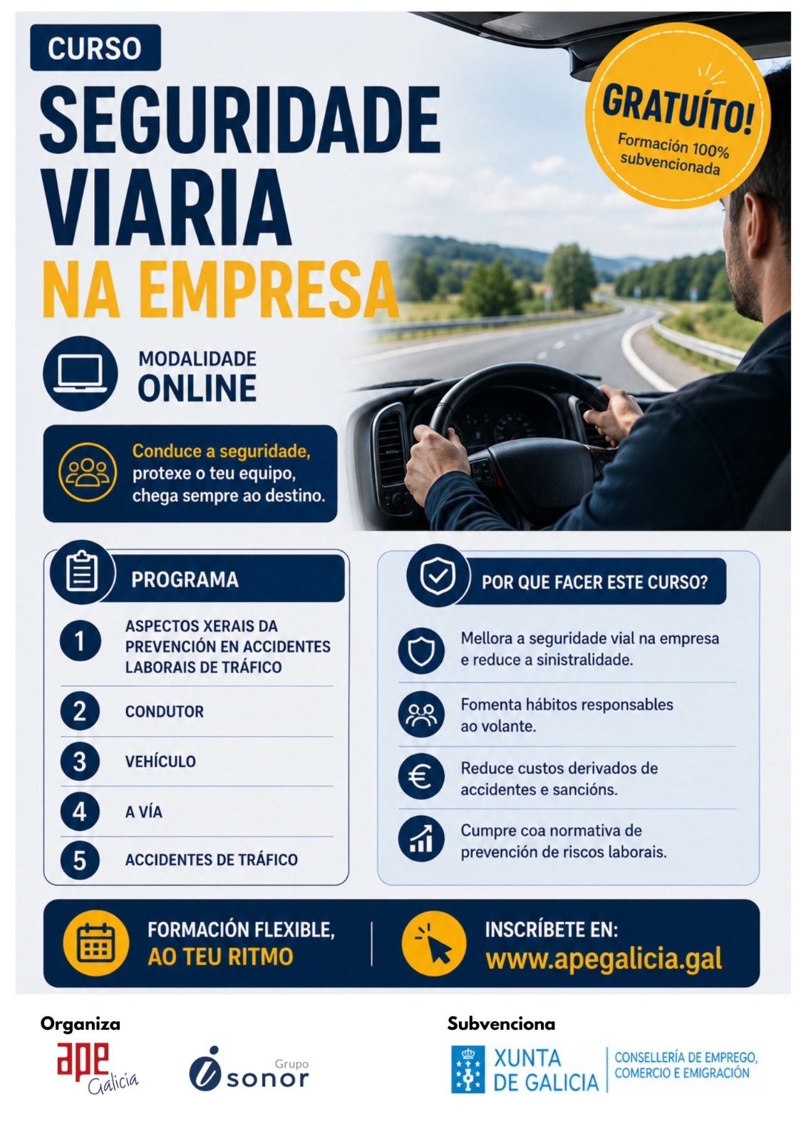 ApE Galicia Cartel Jornada online IA 