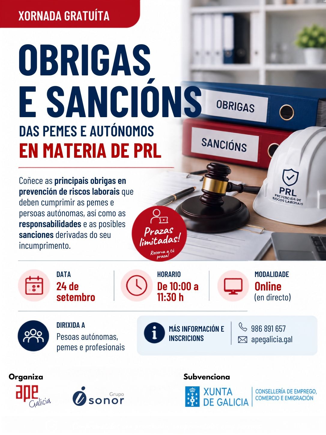 ApE Galicia Cartel Jornada online IA 