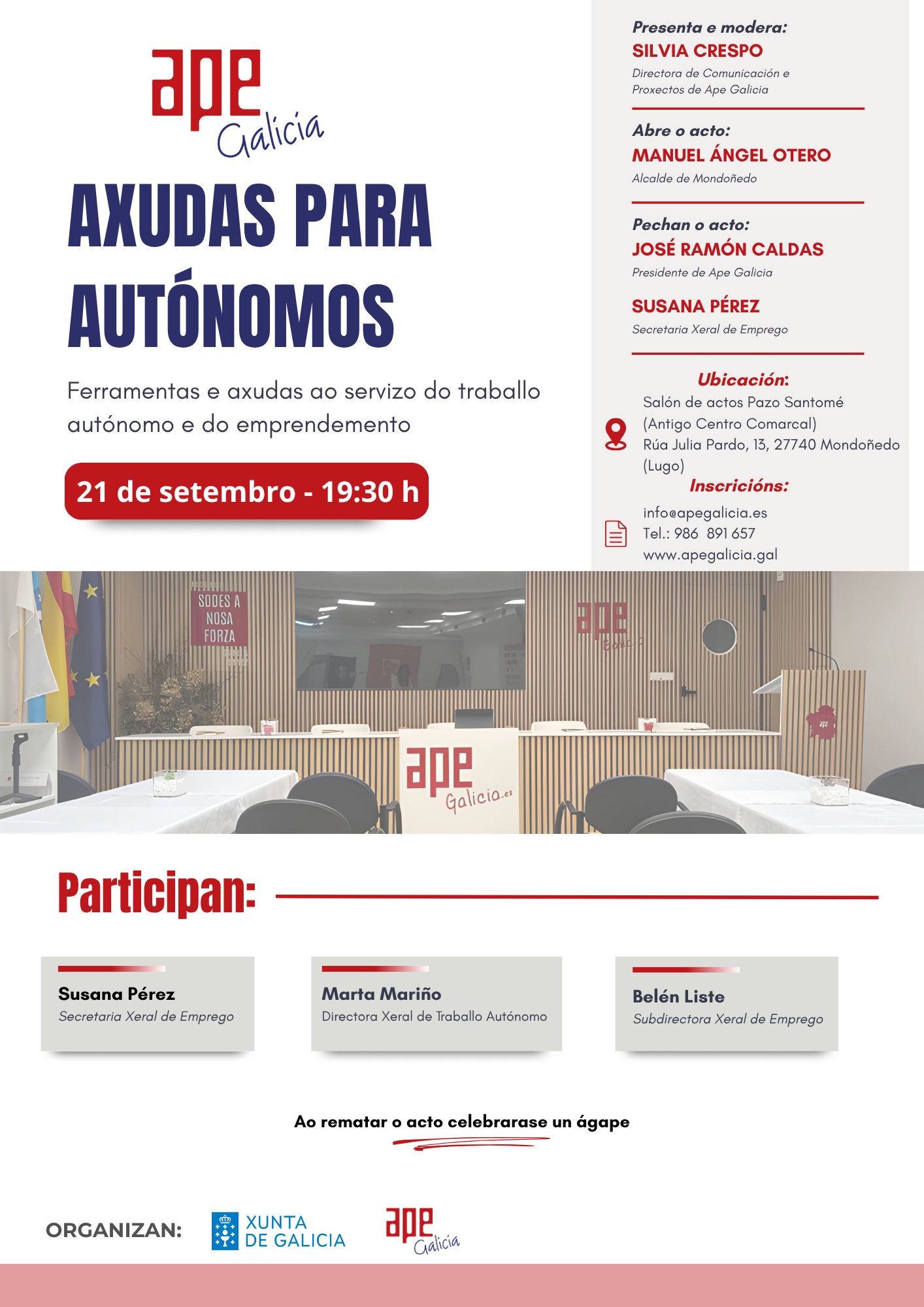 ApE Galicia Cartel Jornada online IA 
